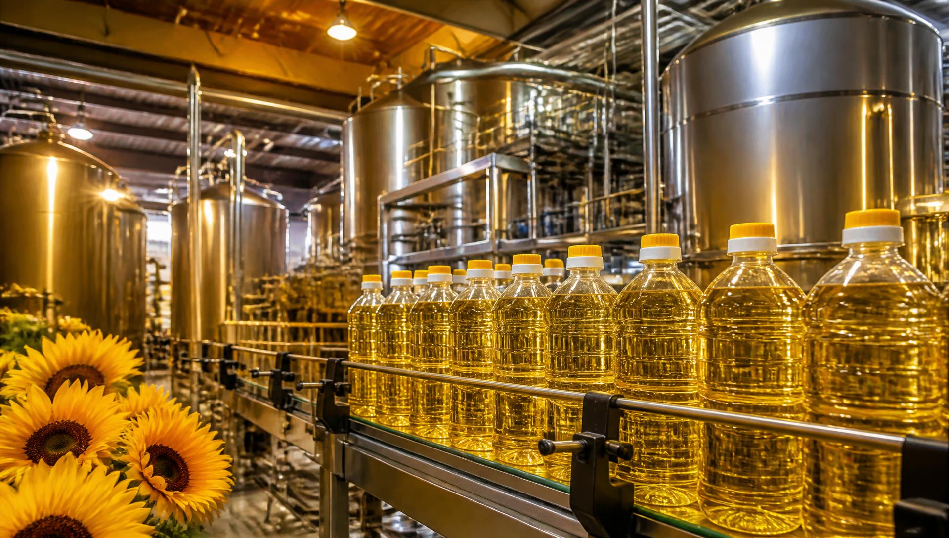 Edible oil production and bottling